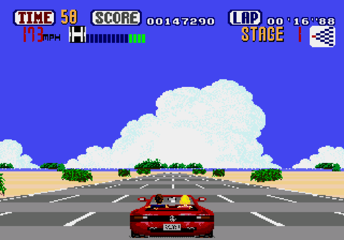 OutRun Review (Sega Genesis, 1991) - Infinity Retro