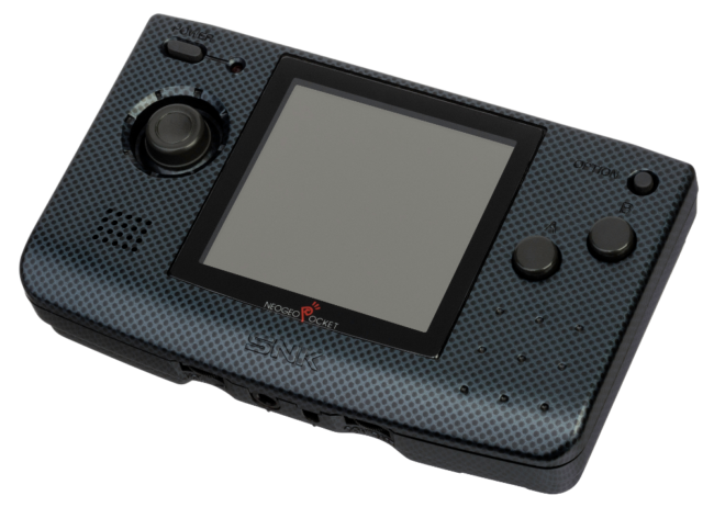 The Neo Geo Pocket Color handheld system.
