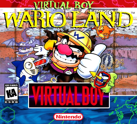 Front cover for Virtual Boy Wario Land on the Virtual Boy.