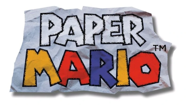 Logo for the Paper Mario series.