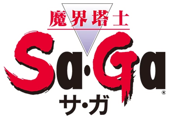 Logo for the SaGa series.