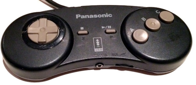 The original controller for the Panasonic 3DO.