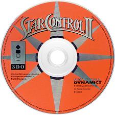 Star Control II disc for 3DO.