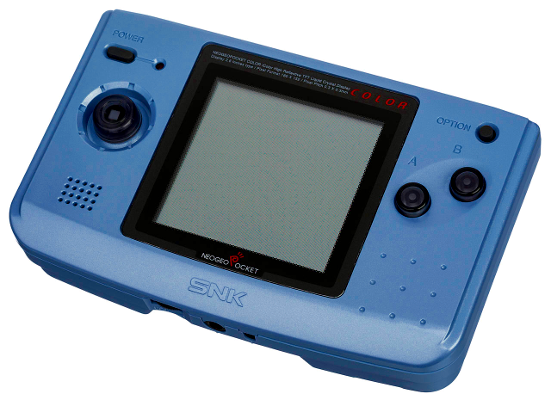 The Neo Geo Pocket Color portable video game console.