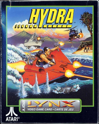 Front cover for Hydra for the Atari Lynx.