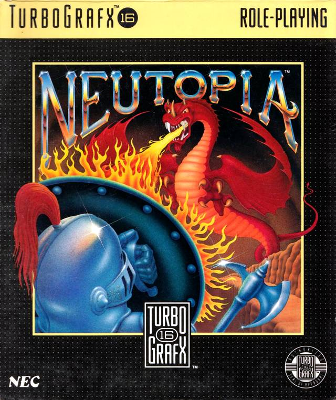 Front cover for Neutopia for the TurboGrafx-16.