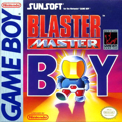 Front cover for Blaster Master Boy for the Nintendo Game Boy.