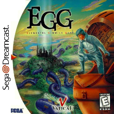 Front cover for Elemental Gimmick Gear on the Sega Dreamcast.