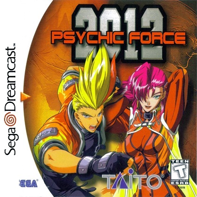 Front cover for Psychic Force 2012 for the Sega Dreamcast.