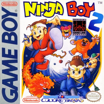 Front cover for Ninja Boy 2 for the Nintendo Game Boy.