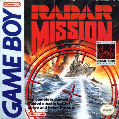 Front cover for Radar Mission for the Nintendo Game Boy.