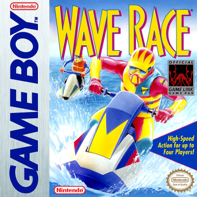 Front cover for Wave Race for the Nintendo Game Boy.
